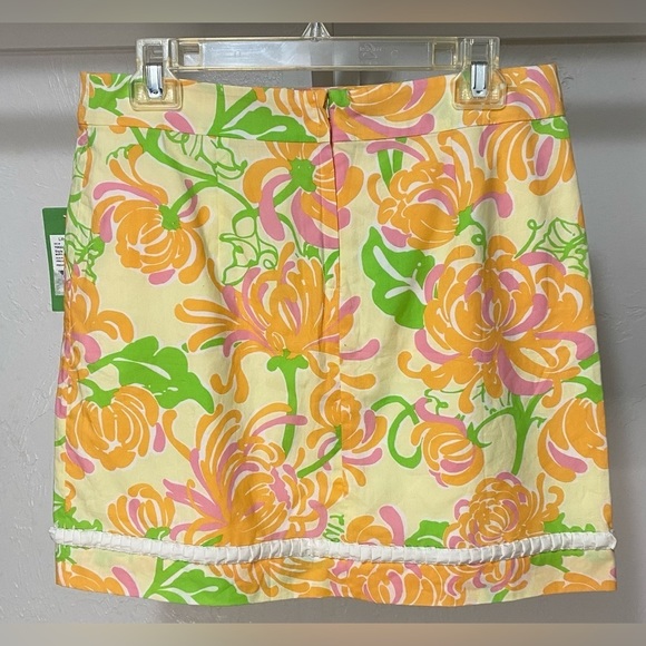 Lily Pulitzer Pineapple What a Wonderful World Martini Skirt NWT Size 4 - Picture 4 of 7